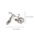 thumbnail image 2 of Modelo de bicicleta de hierro decorativa, bicicleta retro, artesanía, decoración de escritorio para el hogar., 2 of 7