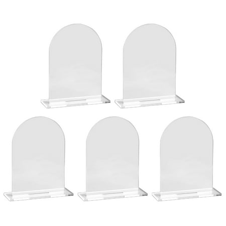 

5 Set DIY Acrylic Blank Wedding Table Sign Restaurant Bar Table