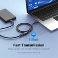 thumbnail image 2 of Vention USB 3.0 Extension Cable USB 3.0 2.0 Cable Extender Data Cord for PC Smart TV Xbox One SSD Fast Speed USB Cable Extension, 2 of 5
