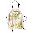 thumbnail image 1 of Cat Apron Exquisite Stylized Magic Cat with Ethnic Ornaments Fantasy Forest Artistic Framework, Unisex Kitchen Bib Apron with Adjustable Neck for Cooking Baking Gardening, Multicolor, by Ambesonne, 1 of 3