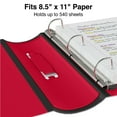 thumbnail image 4 of Staples 2" 3-Ring Better Binder Red 2/Pack ST55877-CCVS, 4 of 8