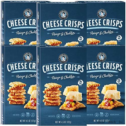 John Wm. Macy's Cheesecrisps Asiago & Cheddar Twice Baked Sourdough
