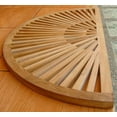 thumbnail image 2 of WholesaleTeak Outdoor Patio Grade-A Teak Wood Sun Burst Door / Shower/ Spa / Bath Floor Mat (34x17) #WMAXSBFM, 2 of 4