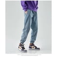 thumbnail image 3 of Pantalones vaqueros de talla grande 2024 para hombre, pantalones vaqueros casuales de moda para correr, pantalones vaqueros harén, pantalones vaqueros de cintura elástica nuevos de Hip Hop, pantalones, 3 of 5