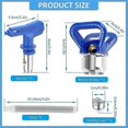 thumbnail image 5 of 13Pcs Nozzle Spray Tips, Paint Sprayer Nozzle Tips Guard Nozzle Seat, 5 of 5