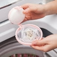 thumbnail image 5 of Kripyery 2Pcs Mesh Pouch Floating Lint Hair Catcher Washing Machine Laundry Filter Bag, 5 of 8