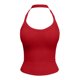 thumbnail image 4 of Camisetas sin Mangas para las Mujeres con Cuello Redondo sin Espalda Camisetas de Moda Casual de Poliéster de Longitud Regular, 4 of 6