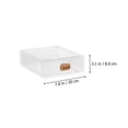 thumbnail image 2 of Storage Box with Drawers Jewelry Sundries Cases Desktop Storage Transparent Pet Material Easy Open and Close 1Pcs, 2 of 4