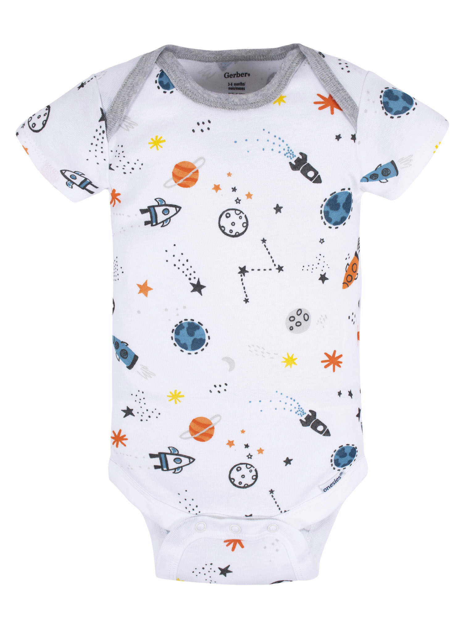 Gerber Baby Boy Short Sleeve Onesies Bodysuits 8-Pack photo 7