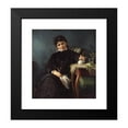 thumbnail image 2 of Bertha Wegmann 12x13 Black Modern Framed Museum Art Print Titled - Madam Anna Seekamp, the Artist's Sister (1881 - 1882), 2 of 5