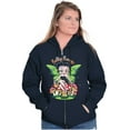 thumbnail image 4 of Betty Boop Mushroom Fairy Wings Women Plus Size Zipper Hoodie Brisco Brands 2X, 4 of 5