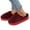 Wine, variant on Fuzzy Slippers For Women Slippers Winter Warm Fuzzy Shoes With Sole Cozy Indoor Outdoor Comfortable Soft Slides Home Warm Cozy Winter House Slippers Bedroom Indoor House Shoes