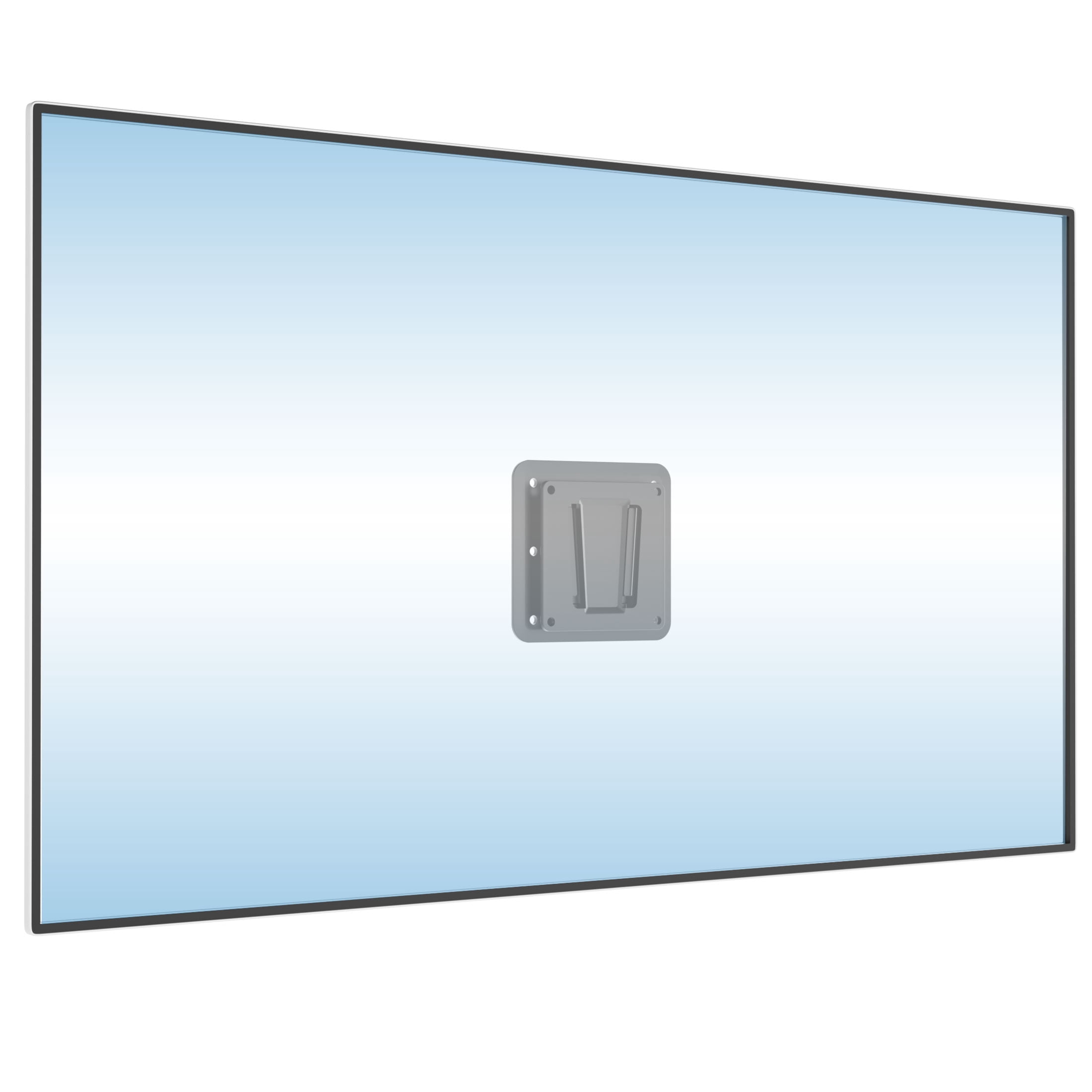 MOUNT-IT! RV TV Mount with Dual Wall Plates, Anti-Rust Quick Release Plastic Polymer Mounting Bracket for Indoor Or Outdoor Use, Ultra Slim Profile, 30lbs Capacity, Fits 13-43" TVs, VESA 100mm