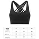 thumbnail image 5 of Sujetador deportivo con tirantes acolchados y tirantes cruzados, sujetador deportivo a prueba de golpes para mujer, sujetador de yoga cómodo para ropa deportiva, 5 of 8