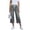 Gray, variant on VBVC Women's Drawstring Wide Leg Cropped Jeans,High Waisted Washed Denim Pants For Women,Ladies Comfy Summer Culottes with Pockets,Blue,S-2XL