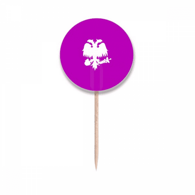 Fairy Animals Ferocious Foreign Ability Fly Eagle Toothpick Flags Round Labels Party Decoration