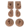 thumbnail image 2 of Human Ear Model, Soft Silicone Ear Model 3 Pair High Simulation Reusable  For Acupuncture Training For Display Props For  Practice Light Skin Color,Medium Skin Color,Deep Skin, 2 of 8