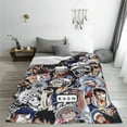 thumbnail image 6 of Trafalgar Law Anime Blanket Seaman Outdoor Beach Straw Hat Blanket Thief Dormitory Air Conditioning Blanket, 6 of 8