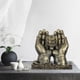 thumbnail image 4 of Estatua de figura religiosa creativa, accesorios de decoración de cafetería de escritorio de hotel Mano tenencia cristo, 4 of 9