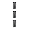 thumbnail image 2 of Guardurnaity Camisón Ropa de dormir Ligero Pijama de manga corta Transpirable Cuello Camisa de dormir Empalme Camisón Negro / Oscuro XL Type1 NO1, 2 of 6