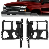 KOJEM Headlight Bracket Pair, Fit for 1999-2006 Chevy Chevrolet Silverado Suburban Tahoe GMC Sierra Yukon, Driver & Passenger Side, for GM1221121, GM1221122