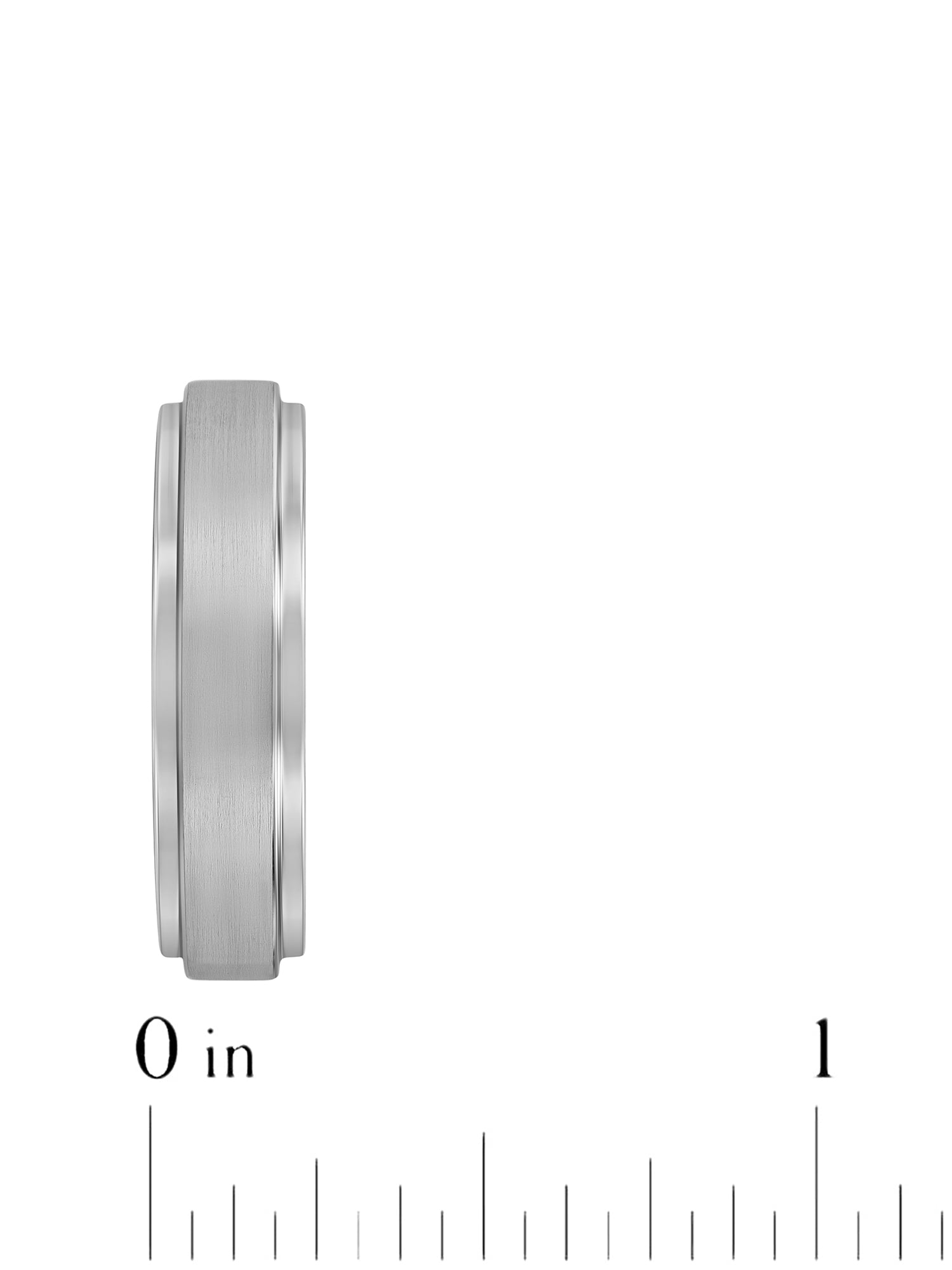 Men's Tungsten 6MM Satin and High-Polished Wedding Band by Brilliance Fine Jewelry - Mens Ring
