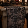 thumbnail image 6 of Lace Table Runner With Hollow Cutout Design For Halloween Party Dining Table Home Decor And Festive Styling Accent Piece ,1pcs, 0.98x1.47ft, 6 of 7