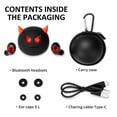 thumbnail image 7 of JELLOO Bluetooth Wireless Earbuds, IPX5 Waterproof Stereo Headphones with Mic and Touch Control, in Ear Noise Reduction Sports Bluetooth Kids Headphones with Wireless Cartoon Charging Case for Kids, 7 of 7