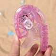 thumbnail image 6 of purcolt Jelly Sandals for 1-9 Years Girls, Toddler Closed Toe Rubber Sole Waterproof Beach Summer Shoes Princess Dress Sandals Mary Jane Flats, 6 of 9