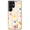 Berry Blossom, variant on Walli Cases Samsung S25 Plus Phone Case with Wallet and Finger Strap - Platinum Python