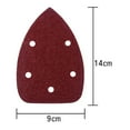 thumbnail image 2 of 40PC Mouse Sanding Sheets For Black and Decker Detail Palm Sander Pads Sandpaper, 2 of 4