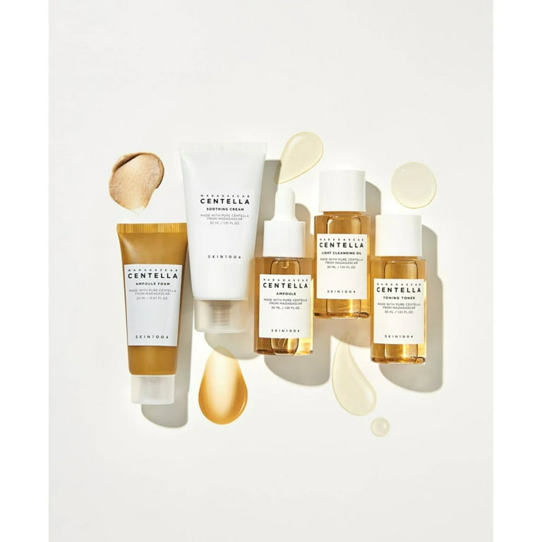 DreamWorks Madagascar Centella Travel Kit, 5-Piece Skincare Set