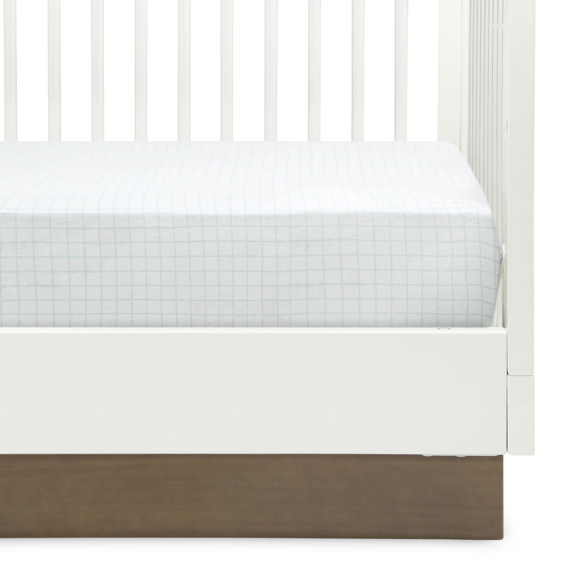 Delta Children Fitted Crib Sheets for Girls and Boys - 100% Organic Cotton Crib Sheet for Standard Crib and Toddler Mattresses - 28x52 Inch- GOTS Certified (Pack of 2), Sea Life