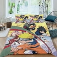 thumbnail image 2 of NARUTO Conjunto de sábanas temático, trío de piezas, cómodo y amigable con la piel, diseño único, regalo de decoración para el hogar para familiares, amigos y fans, 90 cm * 190 cm, 2 of 6