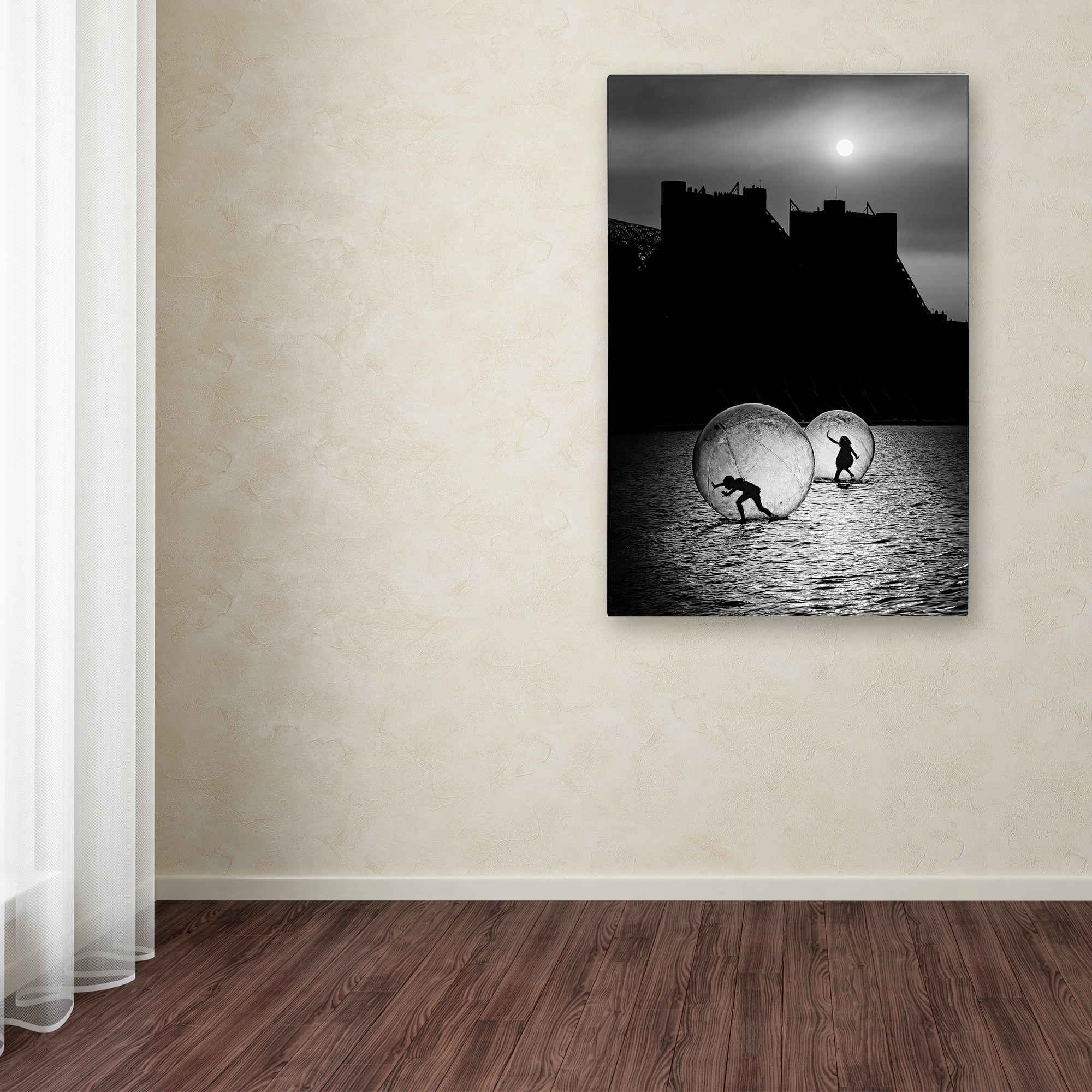 Trademark Fine Art 'Games In A Bubble' Canvas Art by Juan Luis Duran