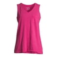 thumbnail image 5 of Time and Tru Women's Mineral Wash Pocket Tank Top, 5 of 6