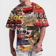thumbnail image 3 of Camiseta de algodón de ocio para hombre con estampado de cocodrilo de Lightning McQueen y Cars de Pixar, camiseta de manga corta con cuello redondo, ropa recién llegada, 3 of 5