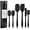 6PCS-Black, variant on LIZEVINC 9 Pack Silicone Spatula Set – Heat Resistant up to 600°F, Non-Stick Kitchen Utensils for Baking, Cooking, Mixing, Dishwasher Safe