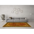 thumbnail image 3 of Ahgly Company Indoor Rectangle Medallion Yellow Traditional Area Rugs, 7' x 9', 3 of 4