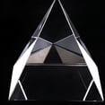 thumbnail image 4 of Prism optical glass crystal pyramid 40mm high rectangular polyhedron suitable for teaching experiments, 4 of 7