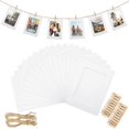thumbnail image 1 of 50Pcs Paper Picture Frames for 4x6Inch Paper Photo Frames,Kit DIY Cardboard Photo Hanging Display fo, 1 of 5