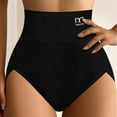 thumbnail image 5 of JUSLIO Womens Underwear High Waisted Briefs No Show Underwear Butt Lifting Tummy Control Panties Black XL, 5 of 5