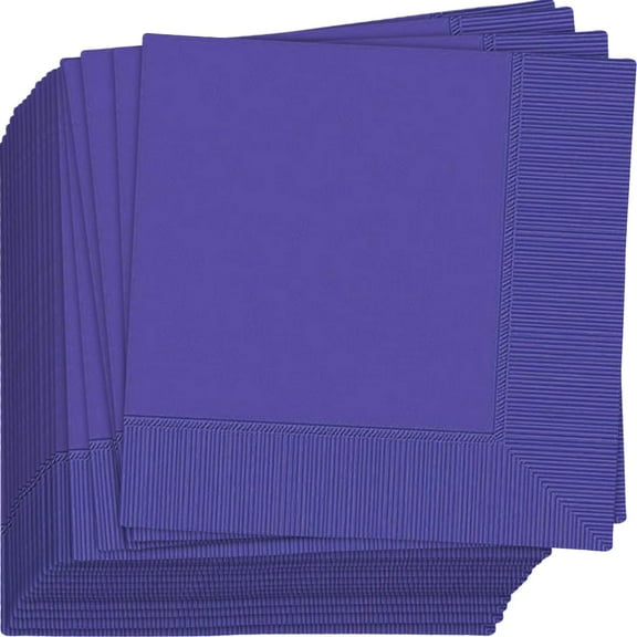 New Purple Beverage Napkins