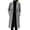 Gray, variant on Long Wool Blend Coat for Women Dressy Notched Lapel Single Breasted Button Cardigan Jacket Loose Solid Color Long Sleeve Fall Winter Outerwear S