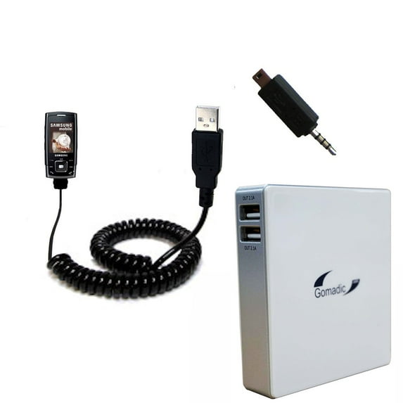 Gomadic High Capacity Rechargeable External Battery Pack suitable for the Samsung SGH-E900 - Portable Charger with TipExchange Technology