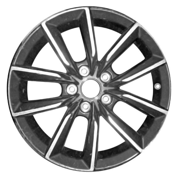 Remanufactured Machined and Painted Medium Charcoal Aluminum Wheel 17 x 7.5 fits 2021 Honda Accord