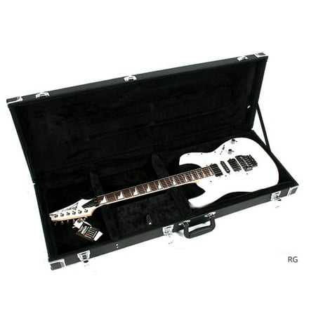 Supersellers Electric Guitar Wood Hard Case Electric Bass Guitar Padded Storage Case Bag