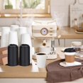 thumbnail image 4 of missunny-100 Pack 12oz Disposable Paper Coffee Cups with Lids & Sleeves, to Go Hot Coffee Cups for Tea Cocoa Chocolate Juice, Hot & Cold Drinking Paper Cup Bulk for Cafes Home Office Travels Parties, 4 of 5