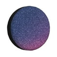 thumbnail image 2 of Balery Violet Glitter Tire Covers - Tough Tire Wheel Protector for Truck, SUV, Trailer, Camper, RV -14 inch, 2 of 8