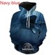 thumbnail image 3 of Sudadera con capucha con estampado 3D de Jurassic Park para hombre, nueva sudadera de estilo hip hop para exteriores, para acampar, informal, ajustada y a la moda, 3 of 5